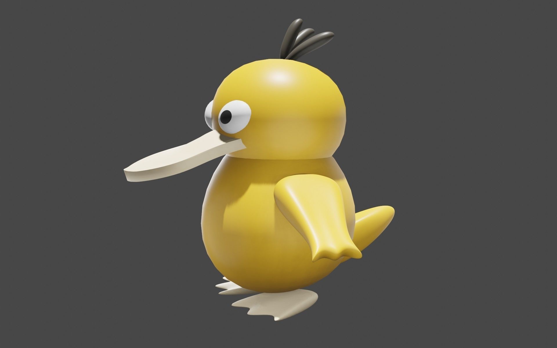 Psyduck Classic Pokemon 3D model_57