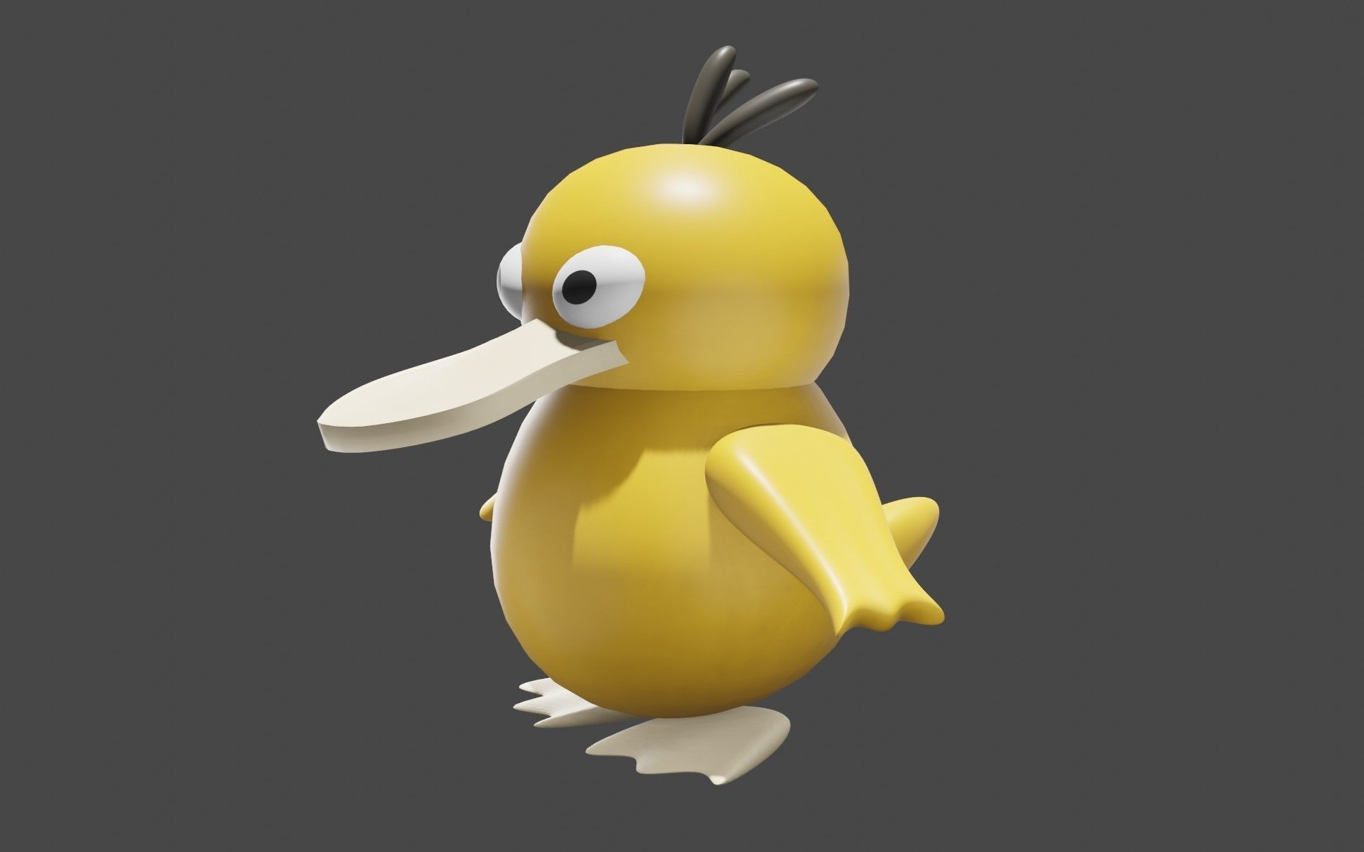 Psyduck Classic Pokemon 3D model_59