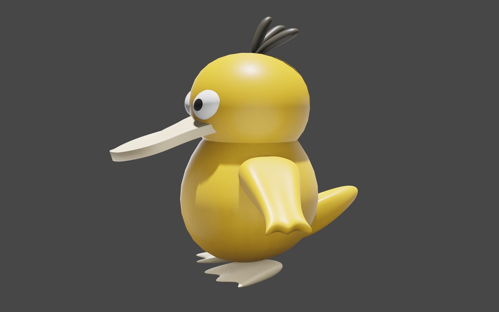 Psyduck Classic Pokemon 3D model_56