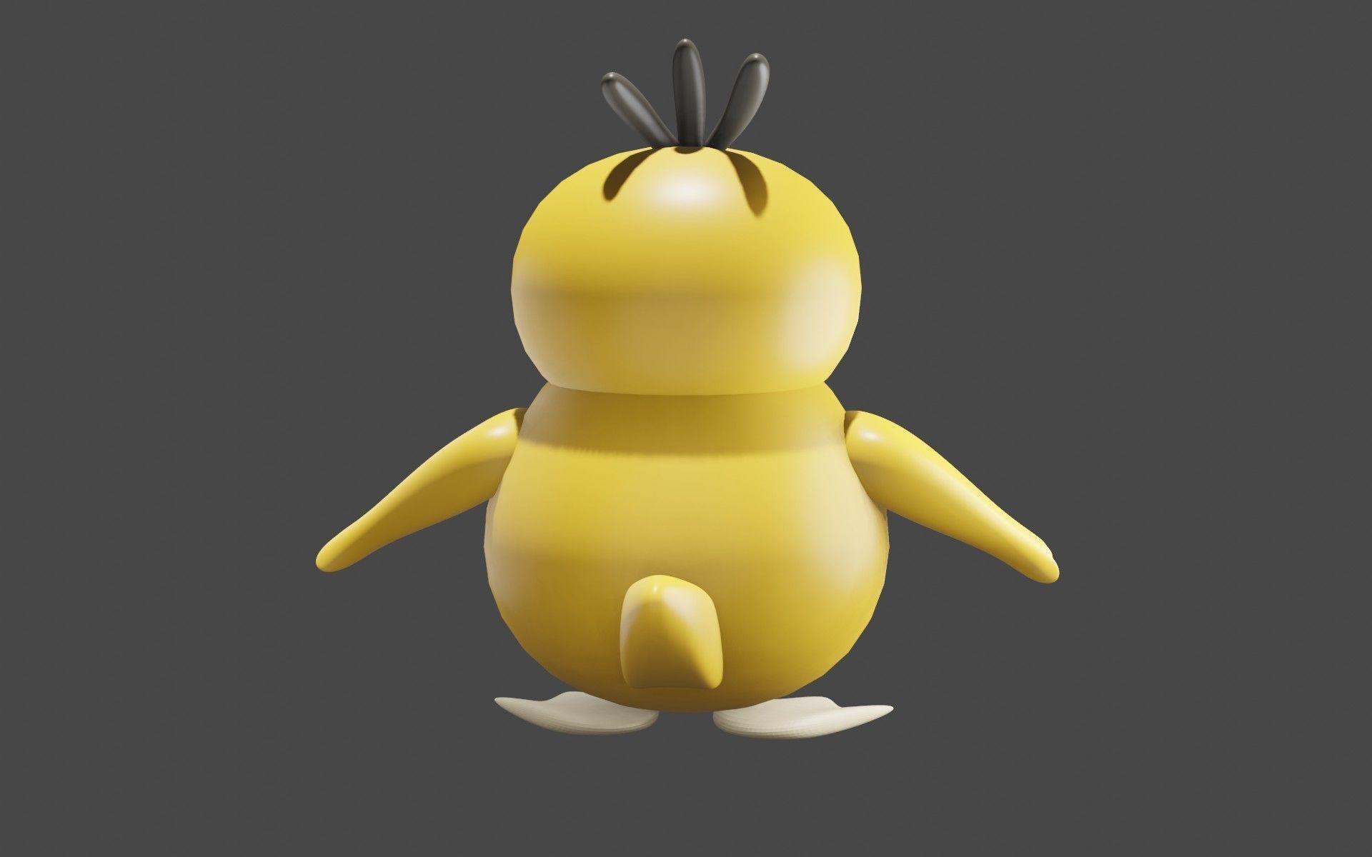 Psyduck Classic Pokemon 3D model_34