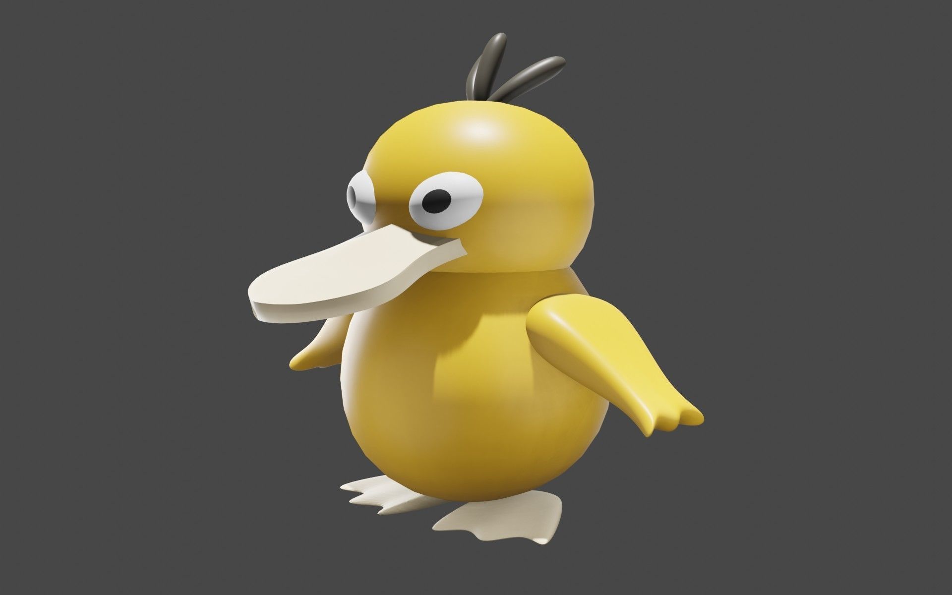 Psyduck Classic Pokemon 3D model_62