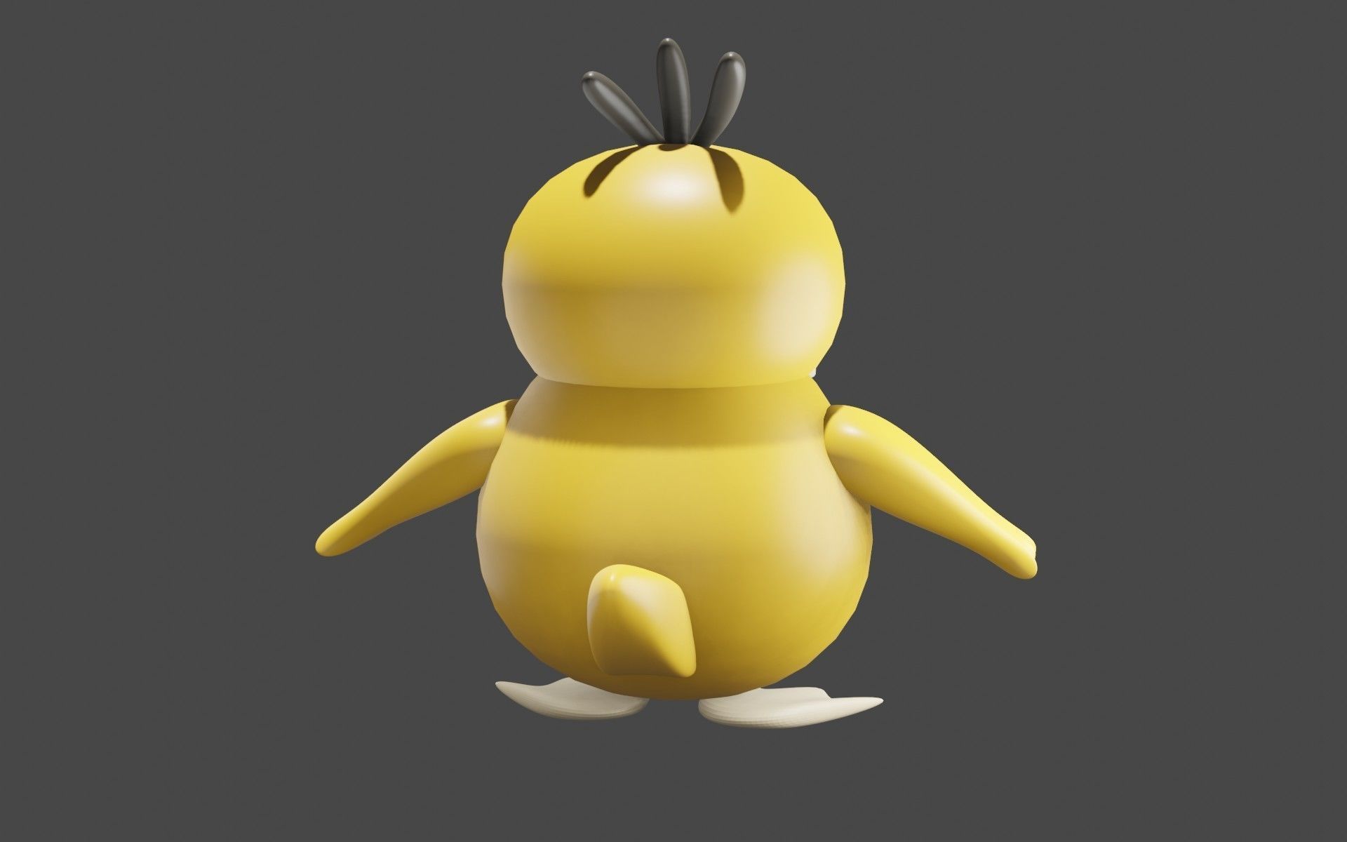 Psyduck Classic Pokemon 3D model_33