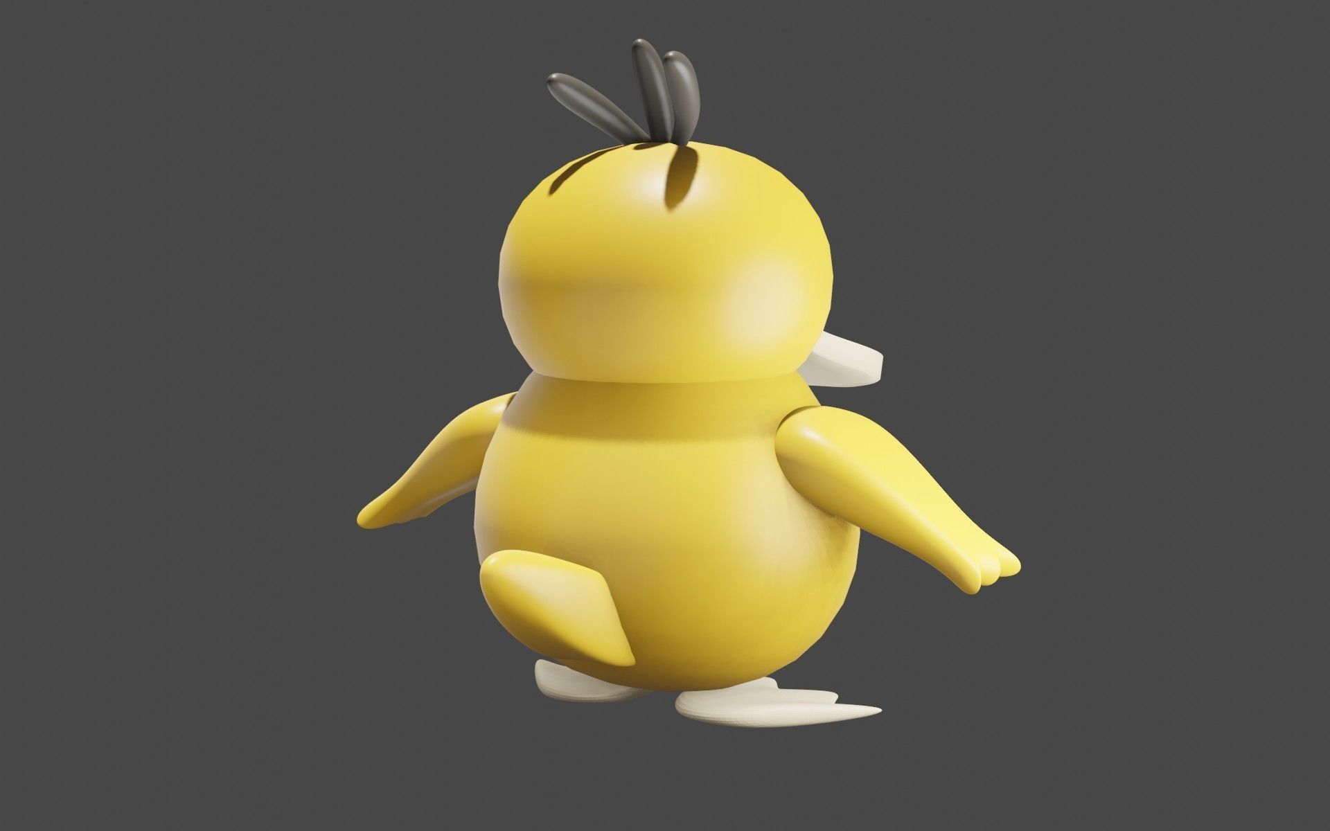 Psyduck Classic Pokemon 3D model_29