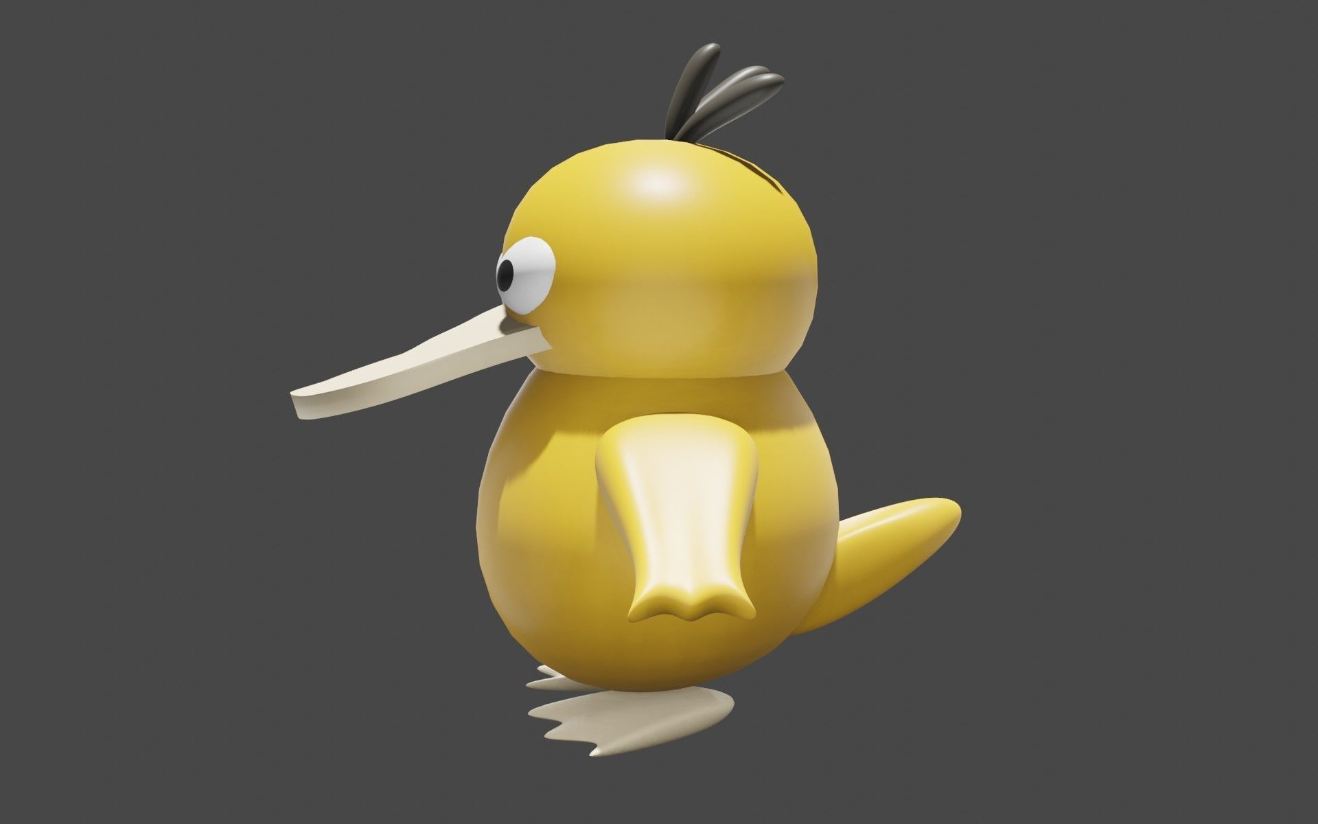 Psyduck Classic Pokemon 3D model_54