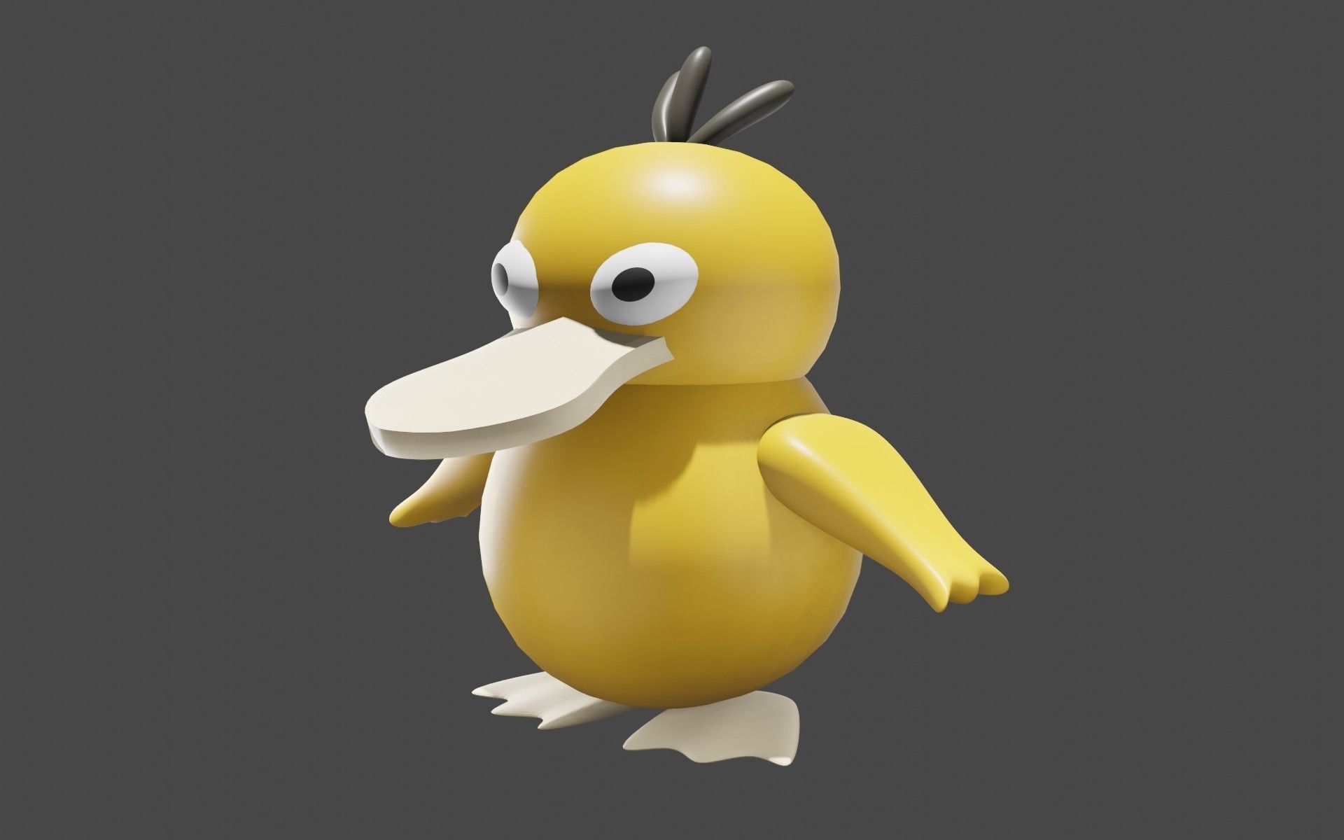 Psyduck Classic Pokemon 3D model_63
