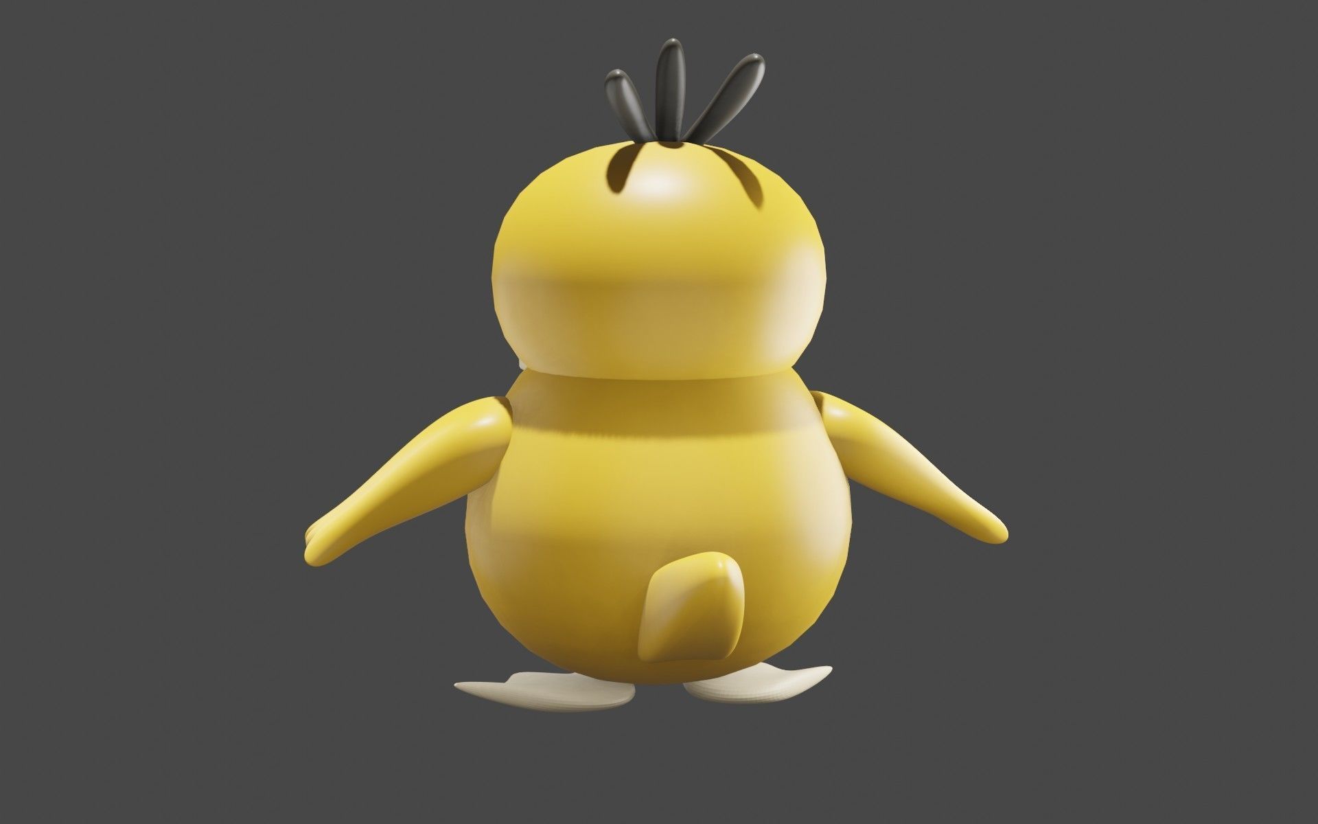 Psyduck Classic Pokemon 3D model_37