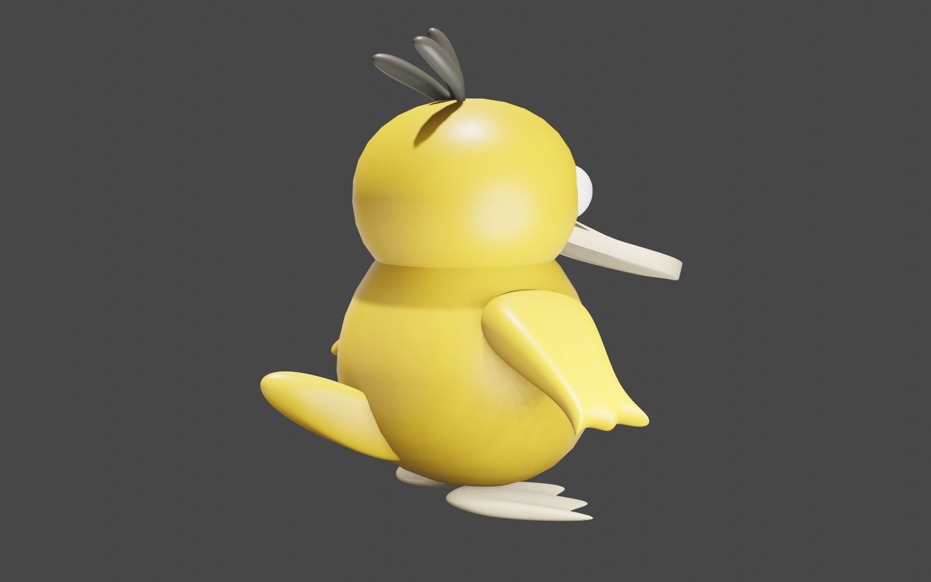 Psyduck Classic Pokemon 3D model_23