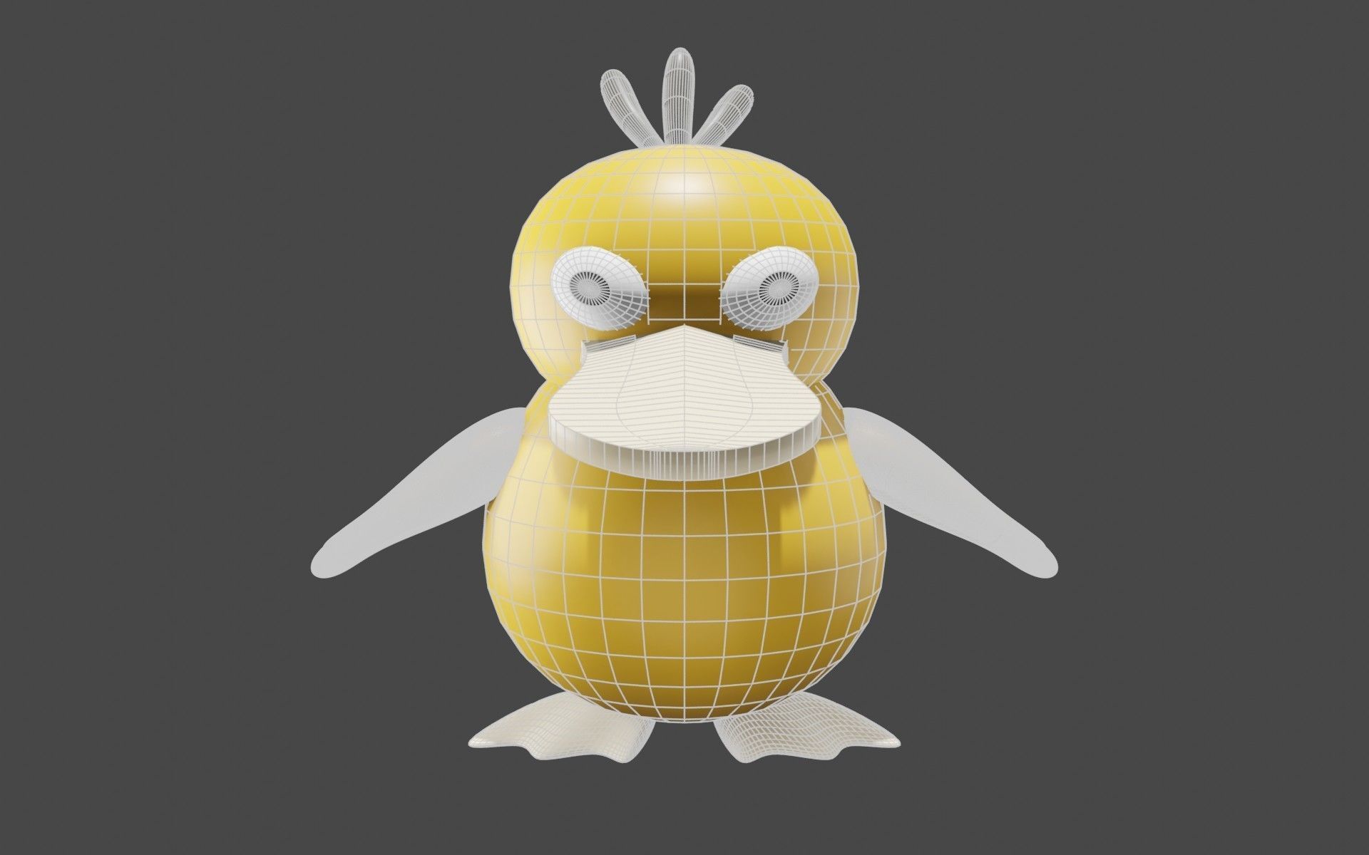 Psyduck Classic Pokemon 3D model_72