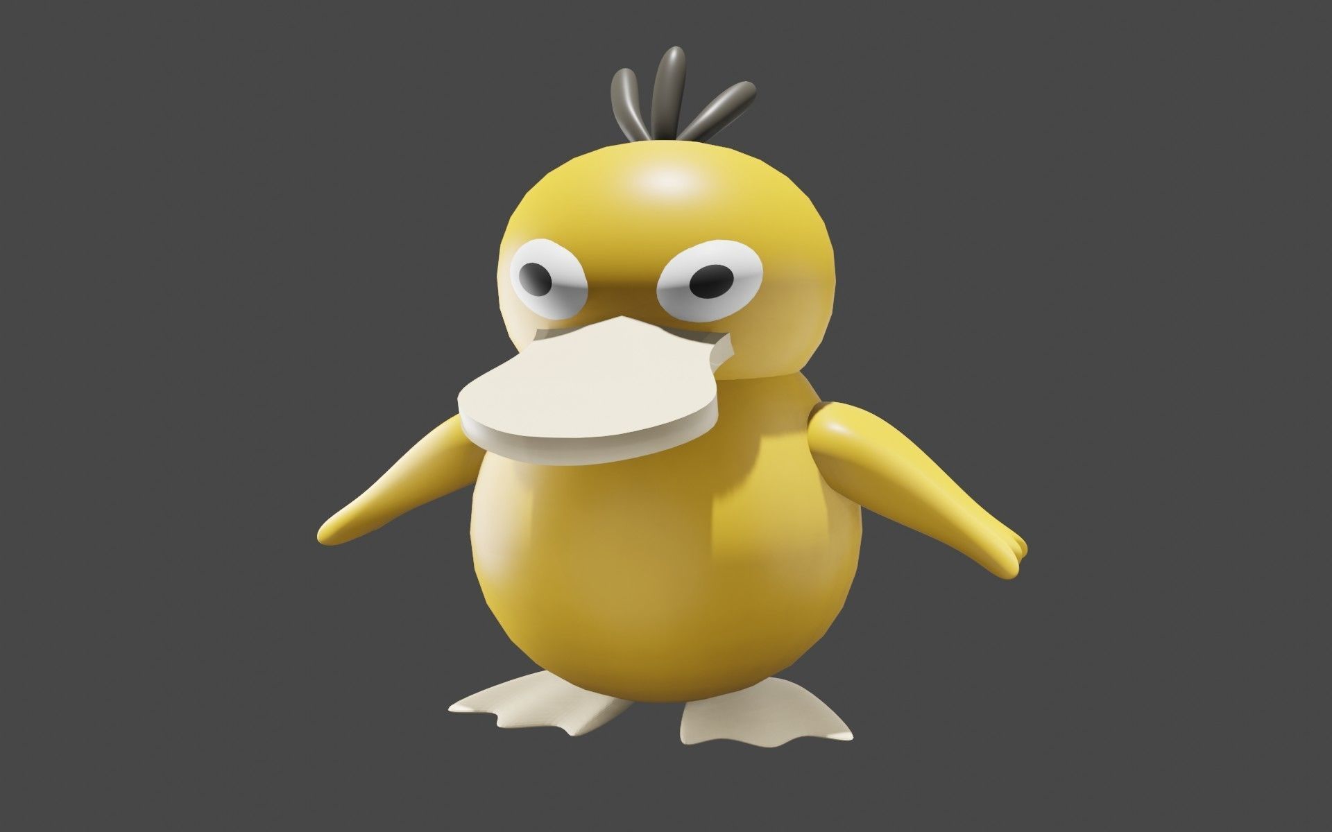 Psyduck Classic Pokemon 3D model_68