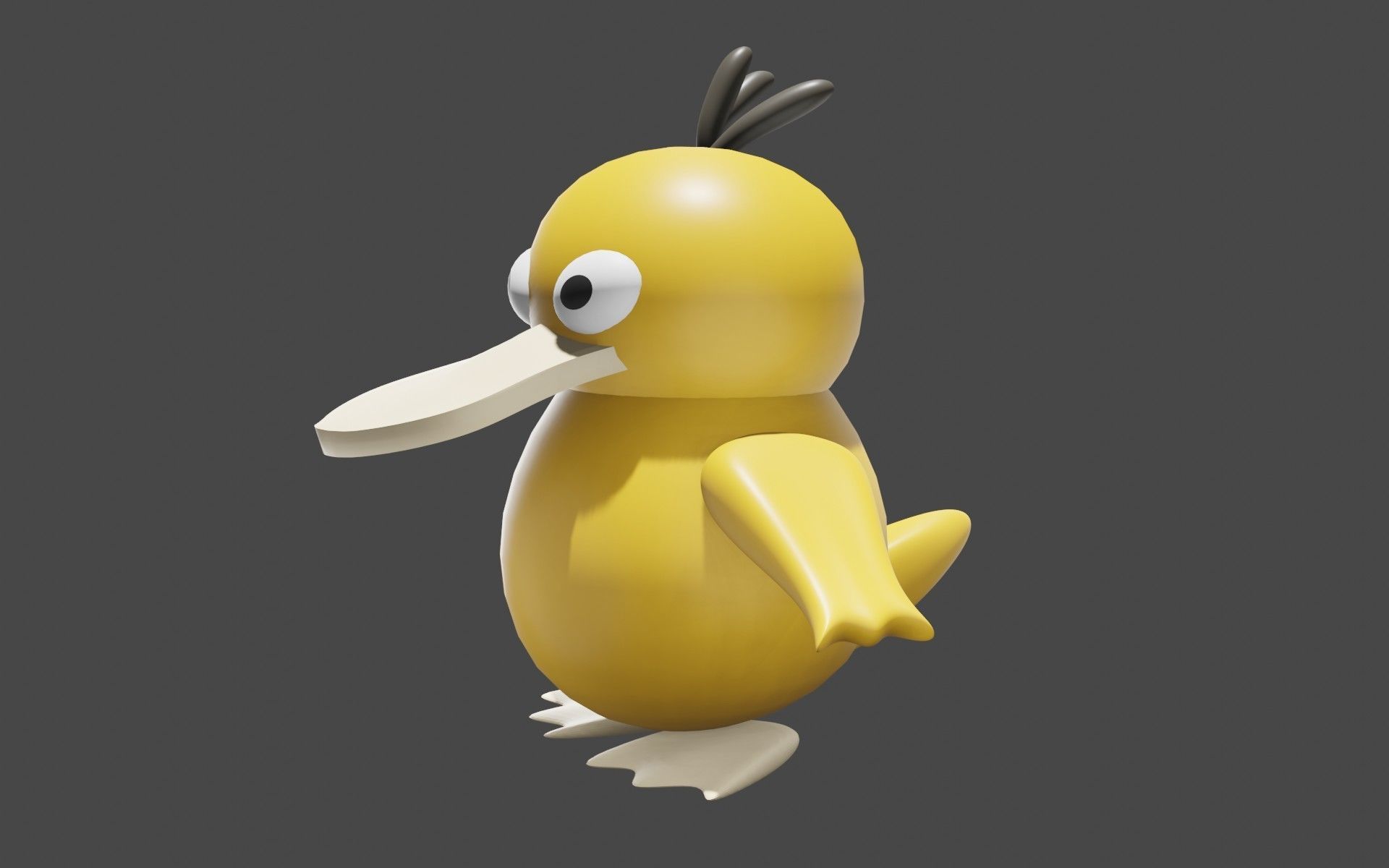 Psyduck Classic Pokemon 3D model_58