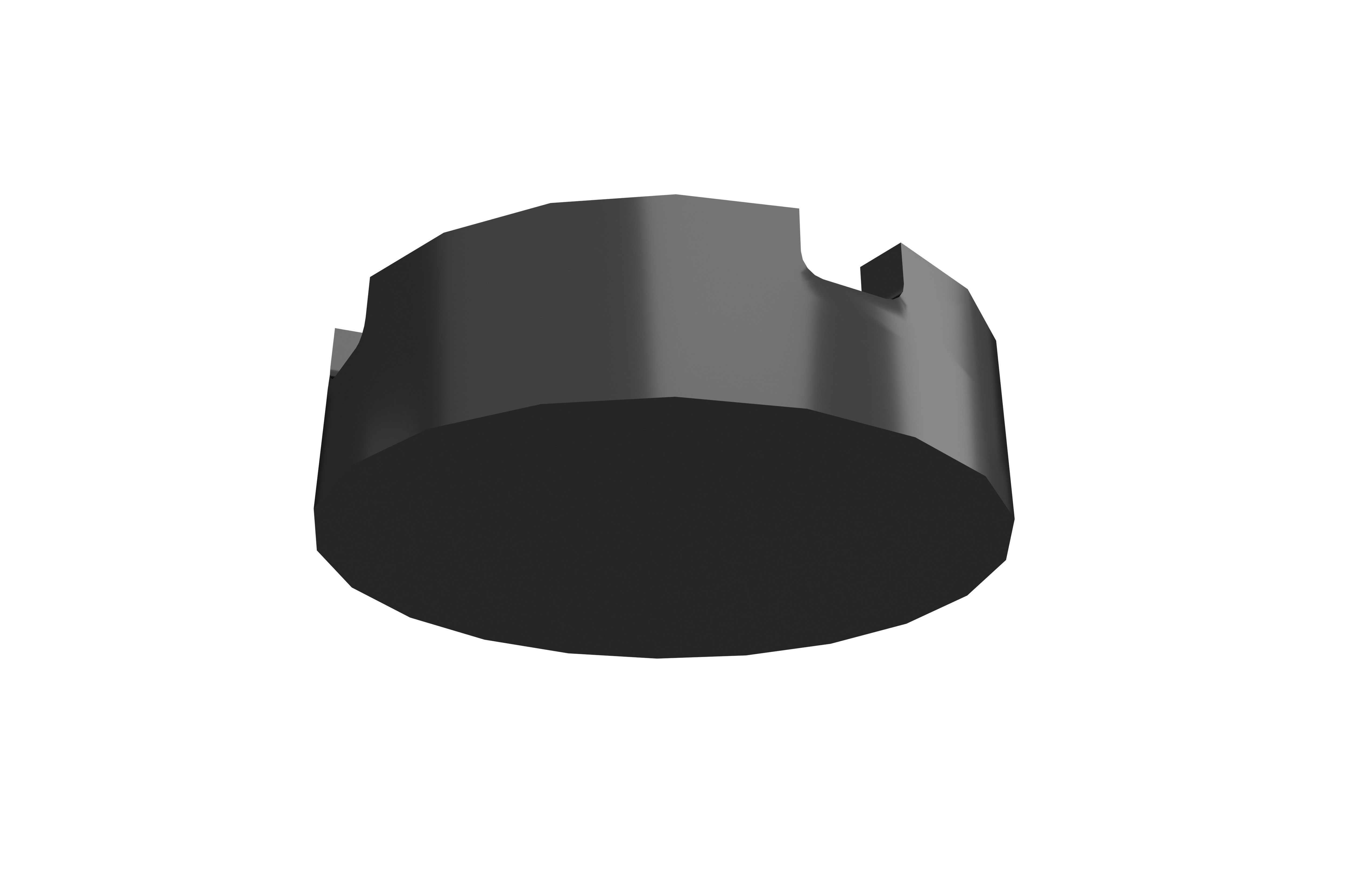 Ashtray v1 003 Low-poly 3D model_3