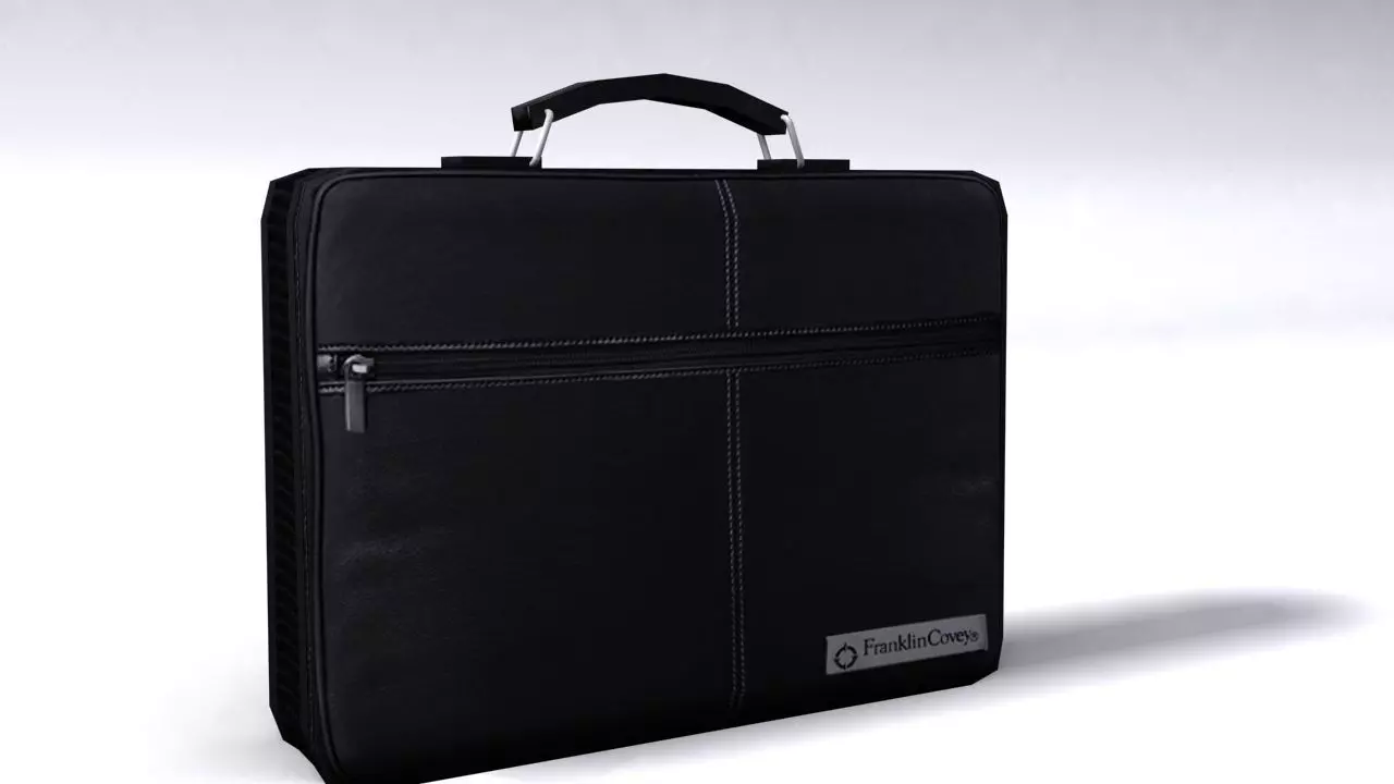 Laptop Bag Low Poly Low-poly 3D model_0