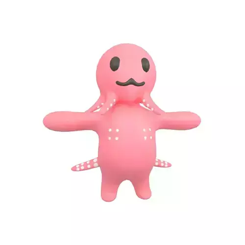 Cartoon Octopus v1 001