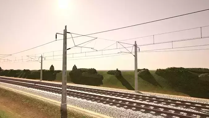 Tileable railway 