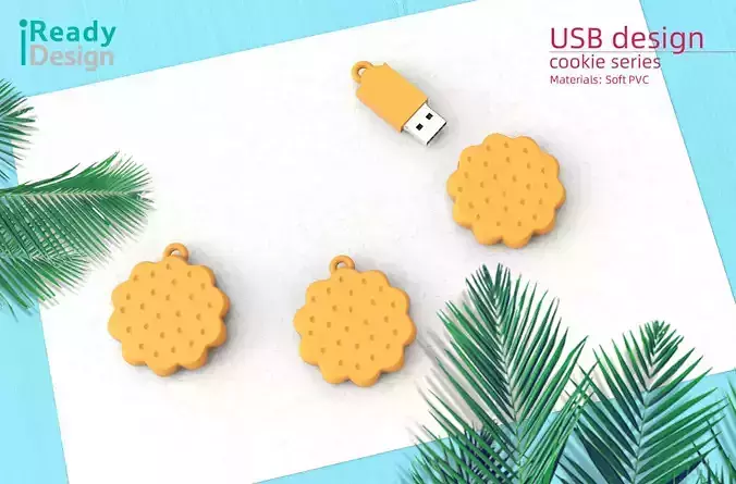 Cookies U disk 3D model