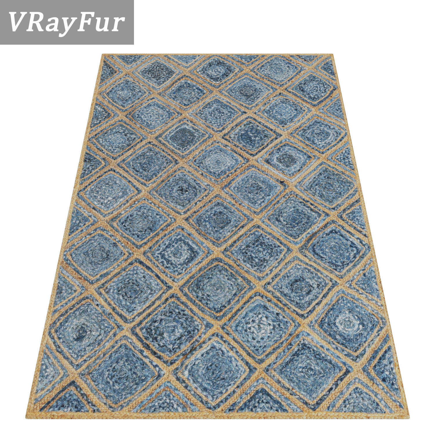 Rug Set 2041 3D model_2