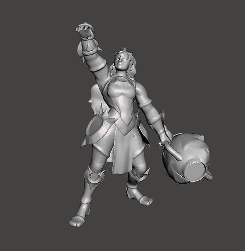 Cosmic Invoker Illaoi 3D Model 3D print model
