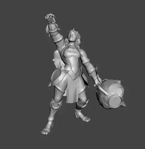 Cosmic Invoker Illaoi 3D Model