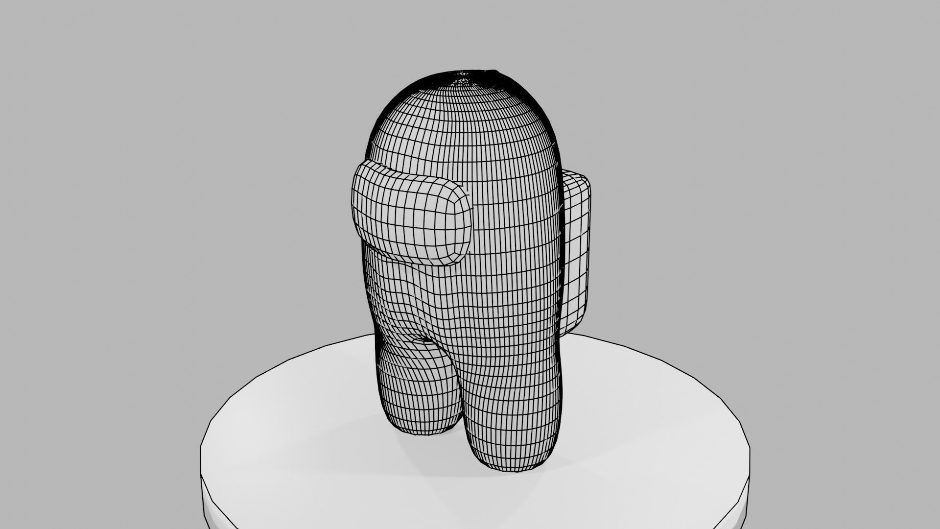 Among Us character 3D model_6