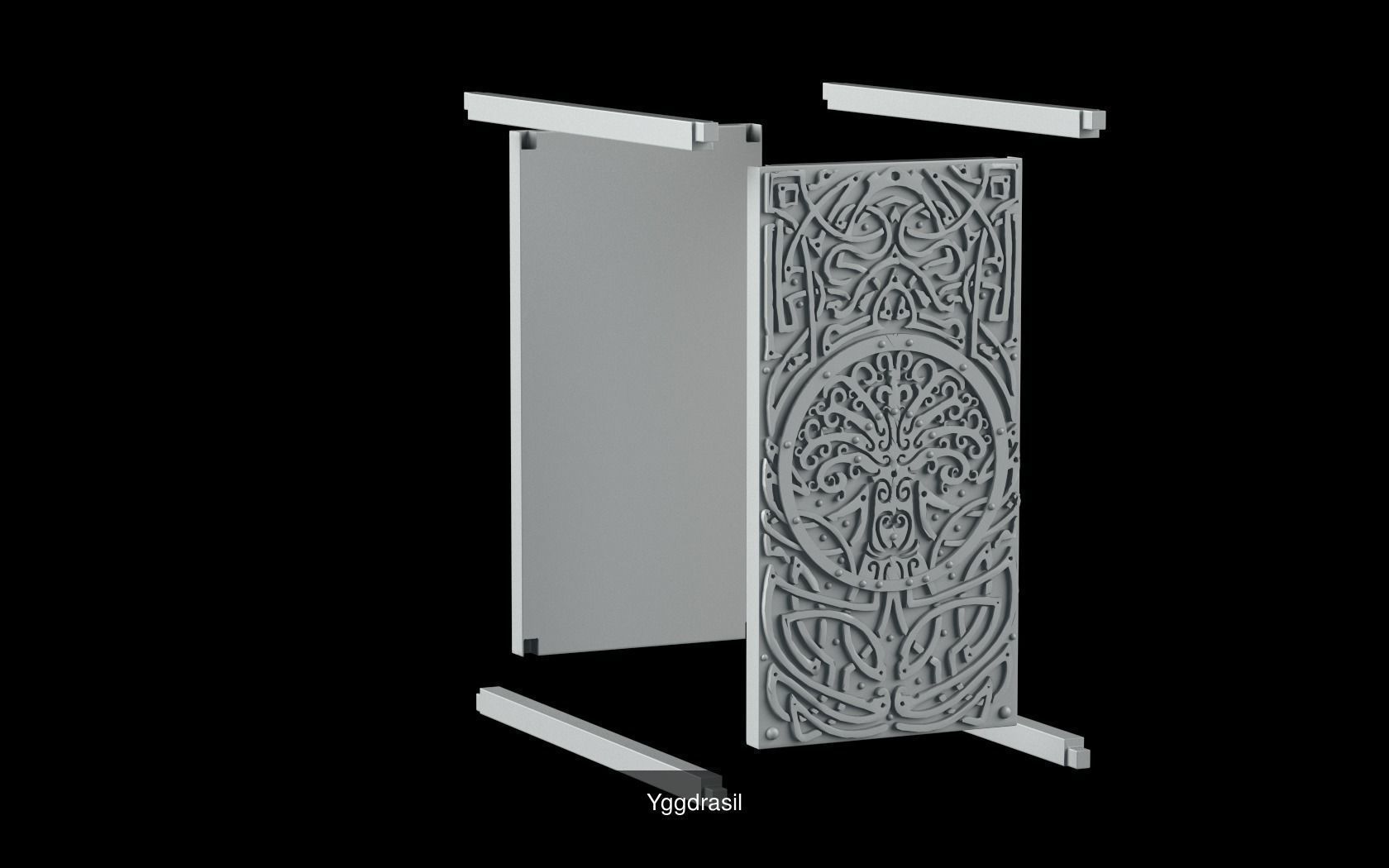 The scenic library bundle 3D Model Collection_10