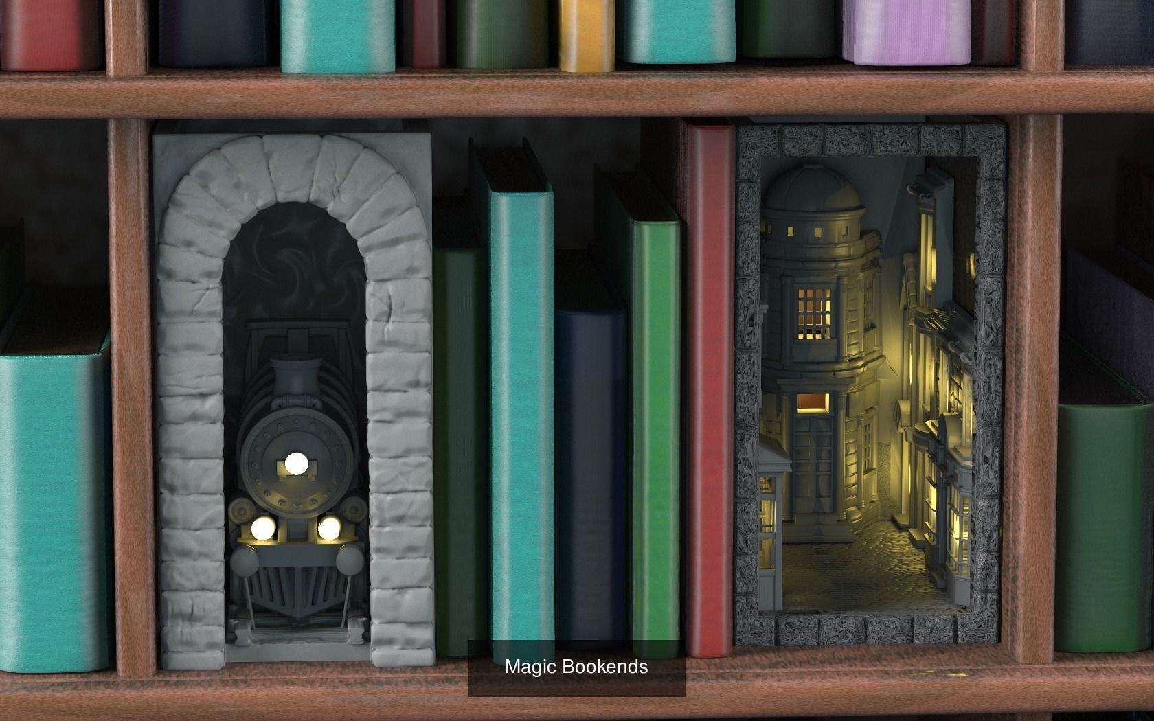 The scenic library bundle 3D Model Collection_15