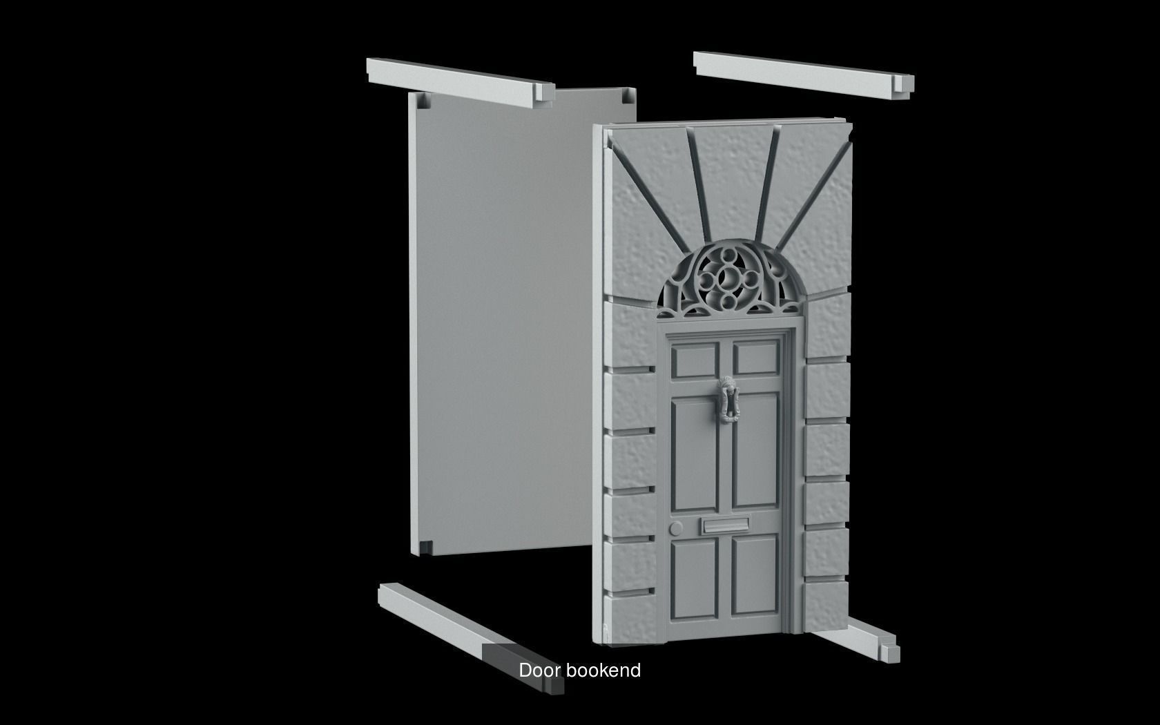 The scenic library bundle 3D Model Collection_9