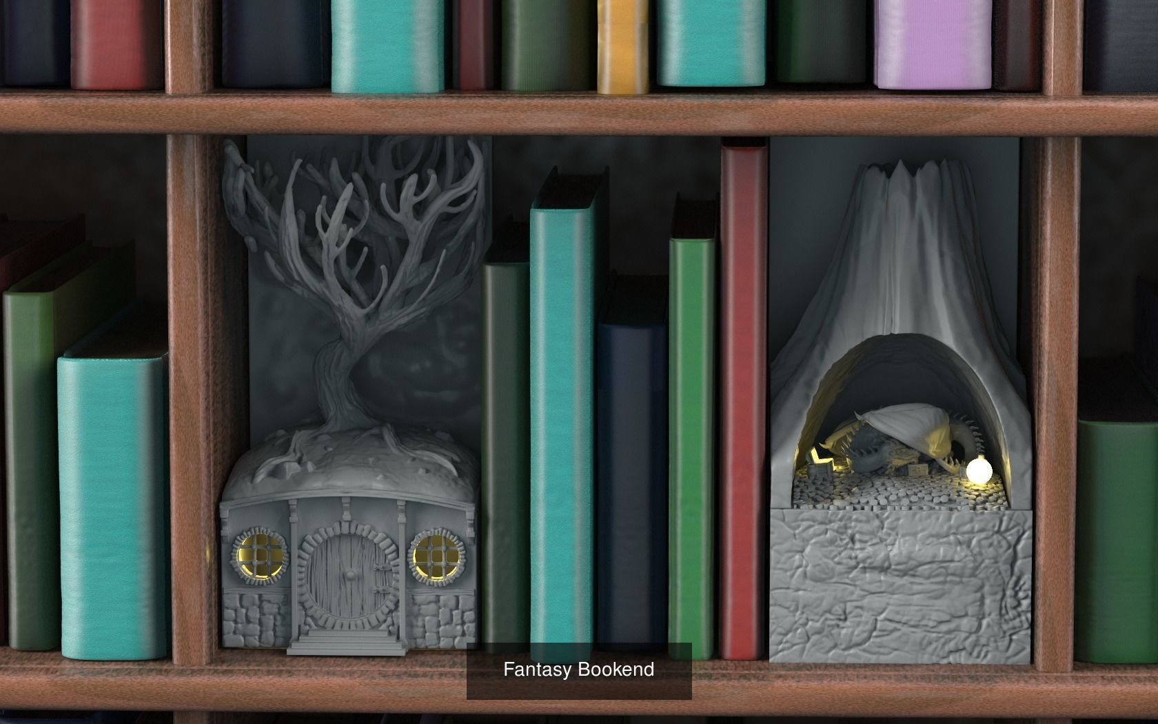 The scenic library bundle 3D Model Collection_2