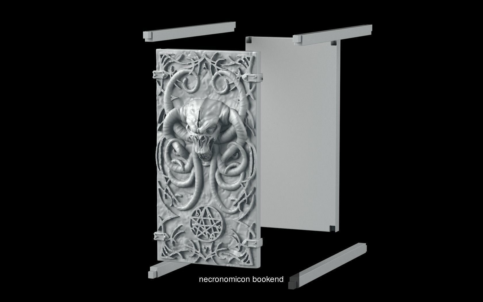 The scenic library bundle 3D Model Collection_8