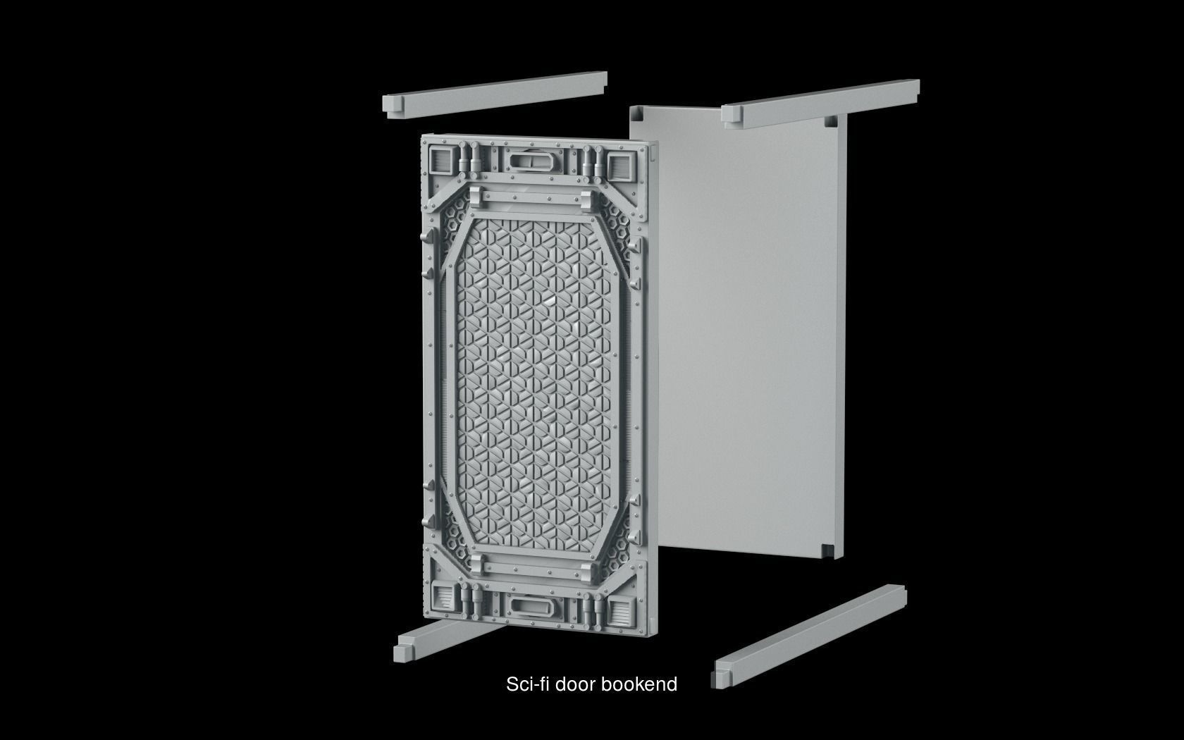 The scenic library bundle 3D Model Collection_11