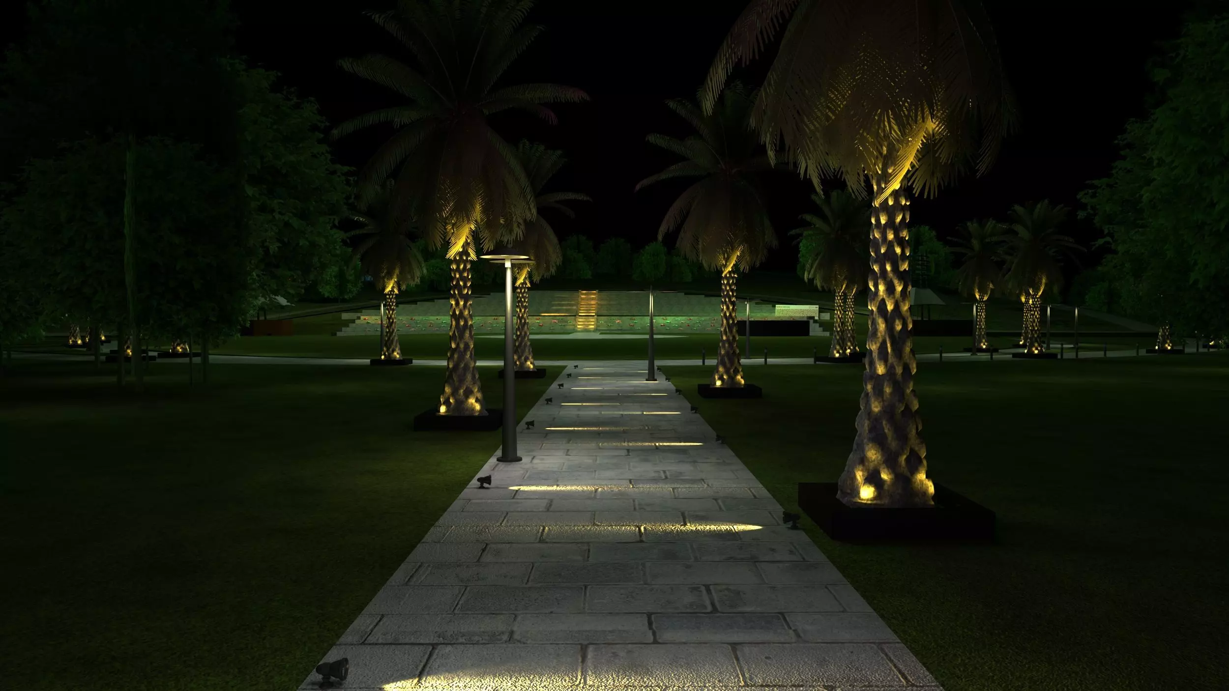 Zabeel park 3D model_0