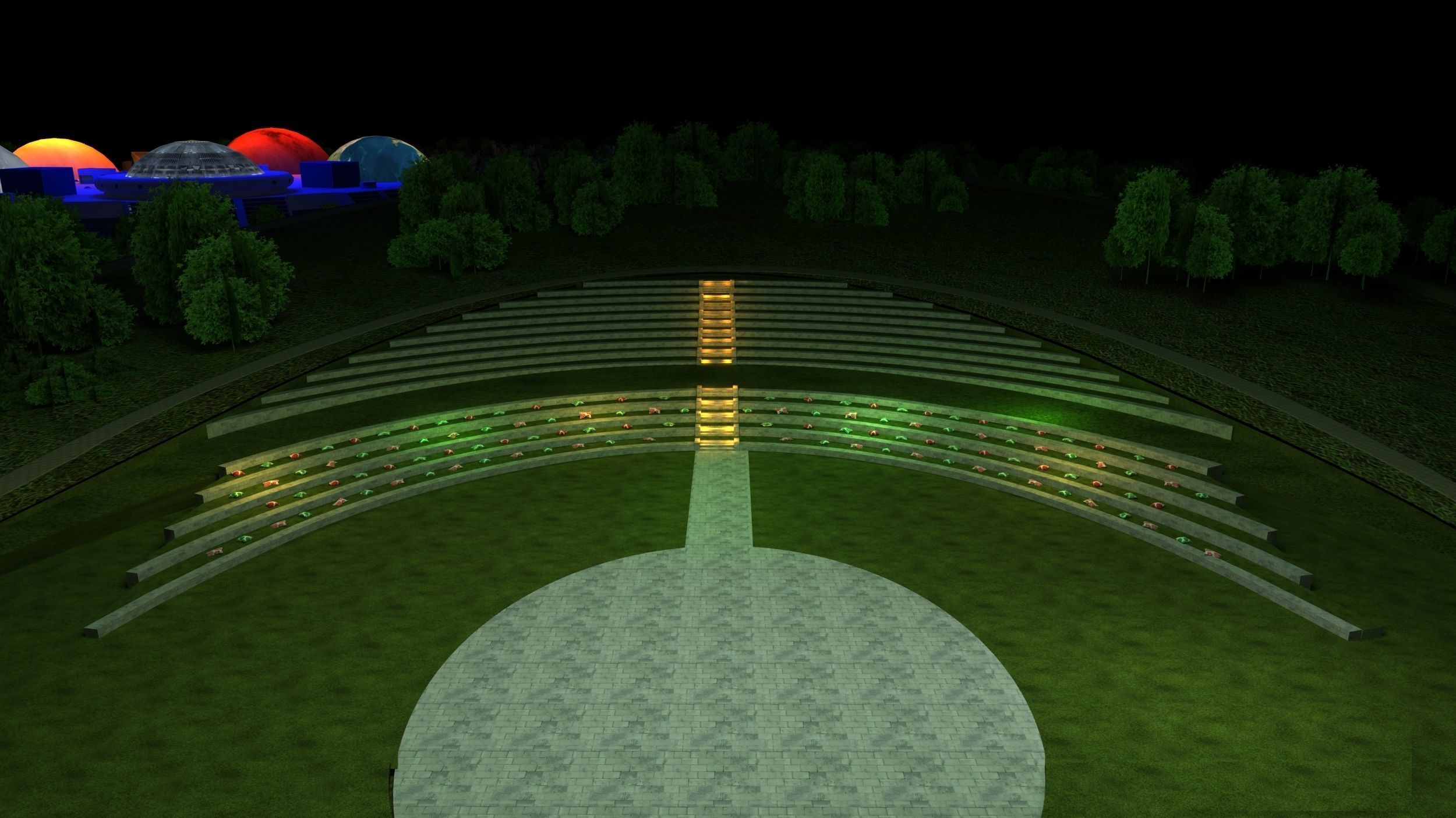 Zabeel park 3D model_2