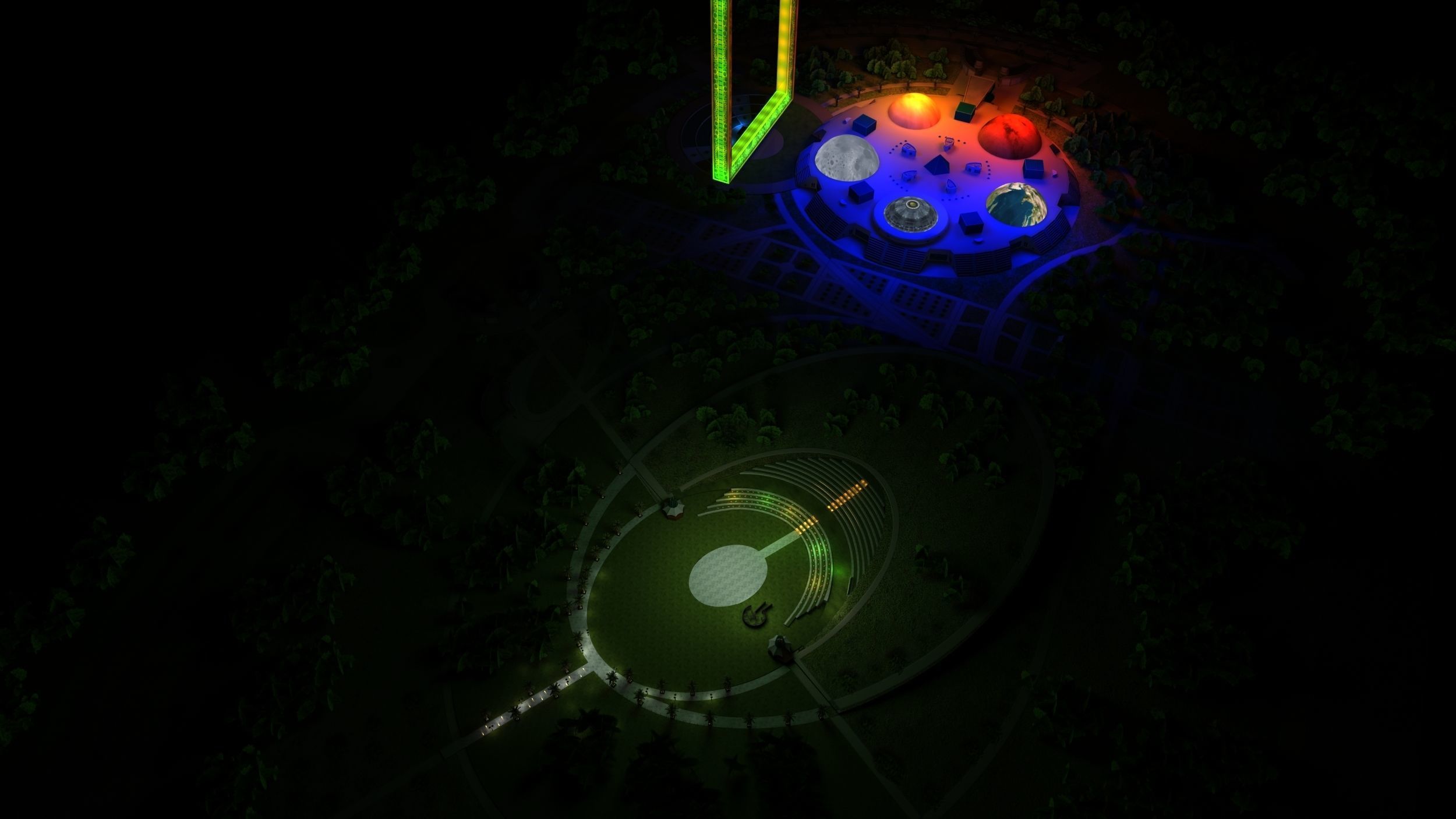 Zabeel park 3D model_1