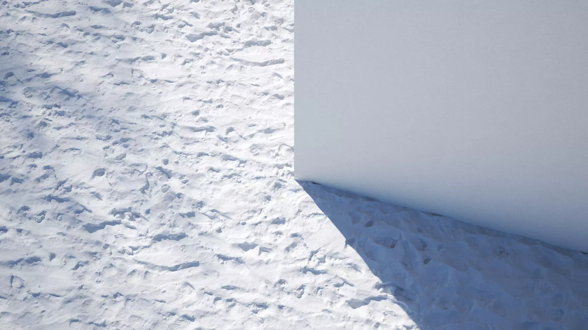 Snow with footsteps texture Texture