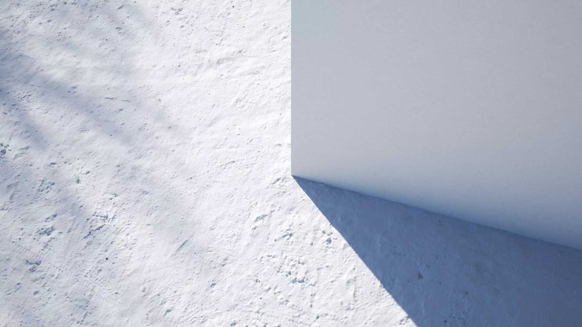 Backyard road in snow texture Texture_0