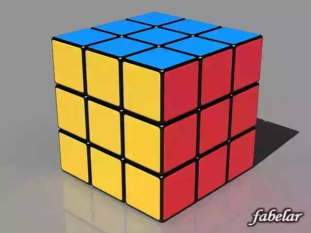 Rubik cube Free 3D model