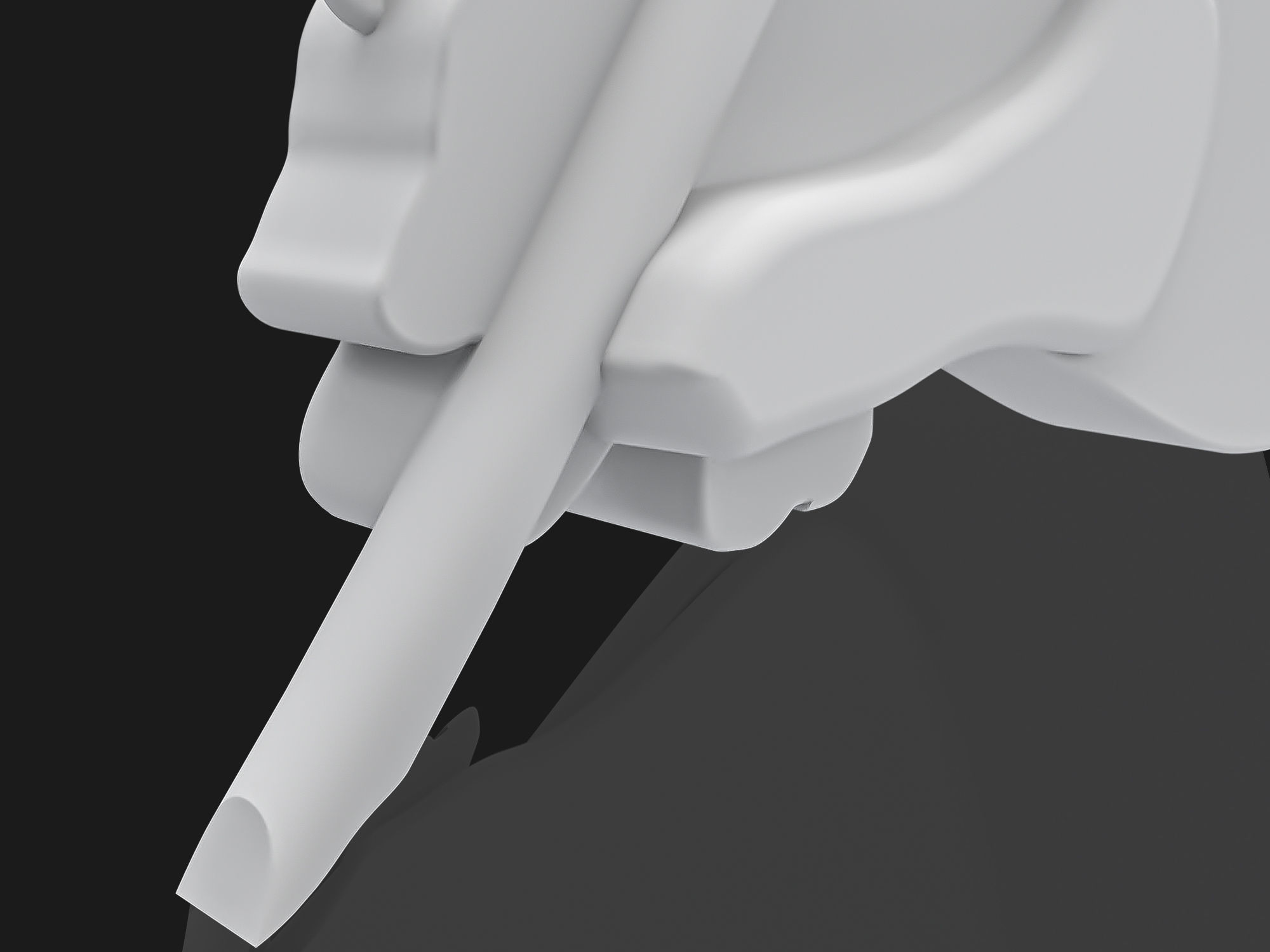 3D  Feather Pendant Ready for 3d Print 3d Feather Necklace 3D print model_4