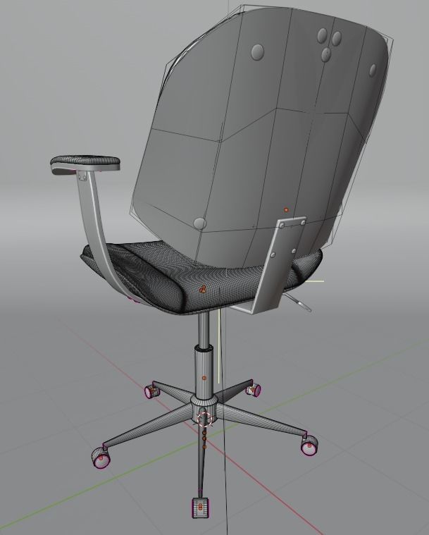 Office Chair 3D model_4