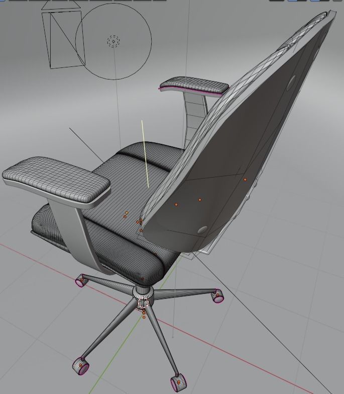 Office Chair 3D model_6