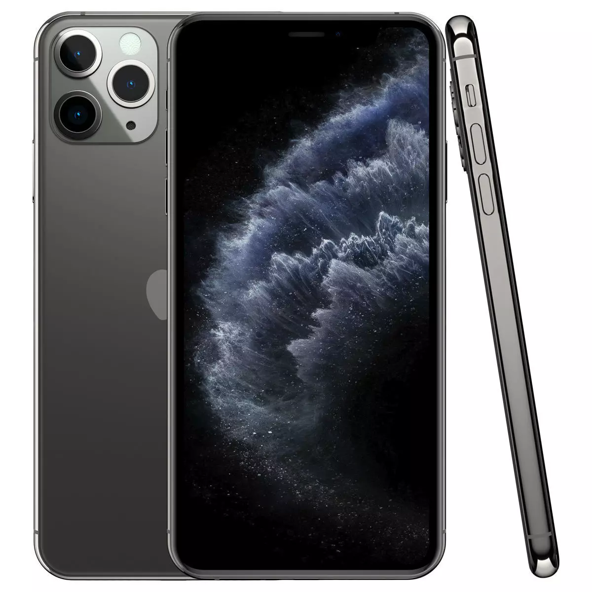 Apple iPhone 11 Pro Max Space Gray Low-poly 3D model