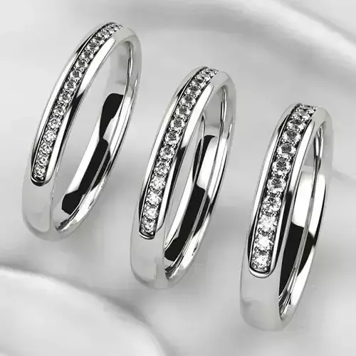 Three Wedding Gold Rings