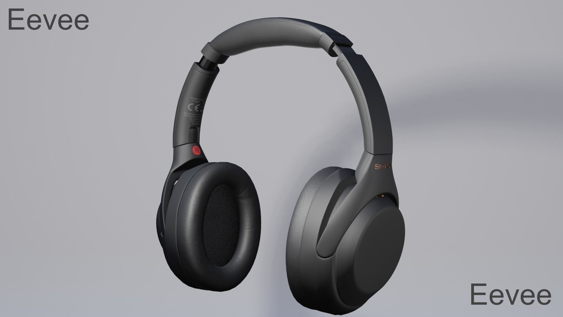 Noise Cancelling Wireless Headset Sony WH-1000XM4 3D model_19