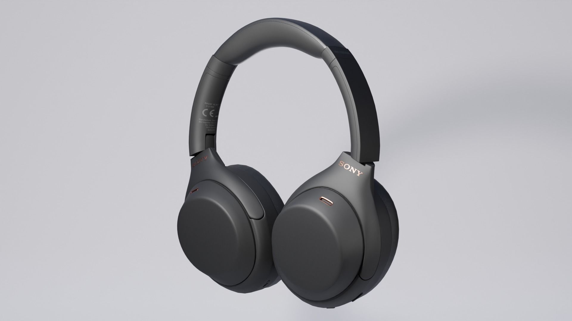 Noise Cancelling Wireless Headset Sony WH-1000XM4 3D model_3