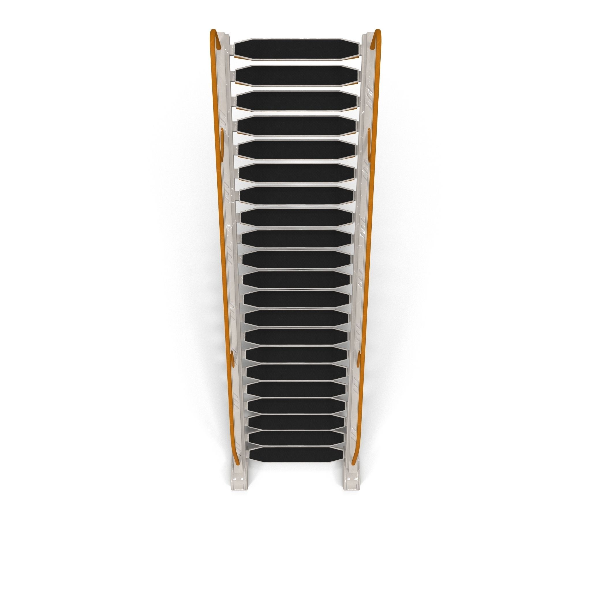 Stairs ladder shelf Low-poly 3D model_5