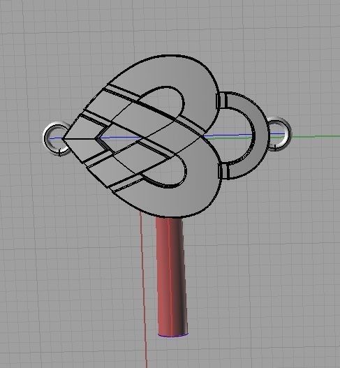 pendants and bracelet -CG241  3D print model_17