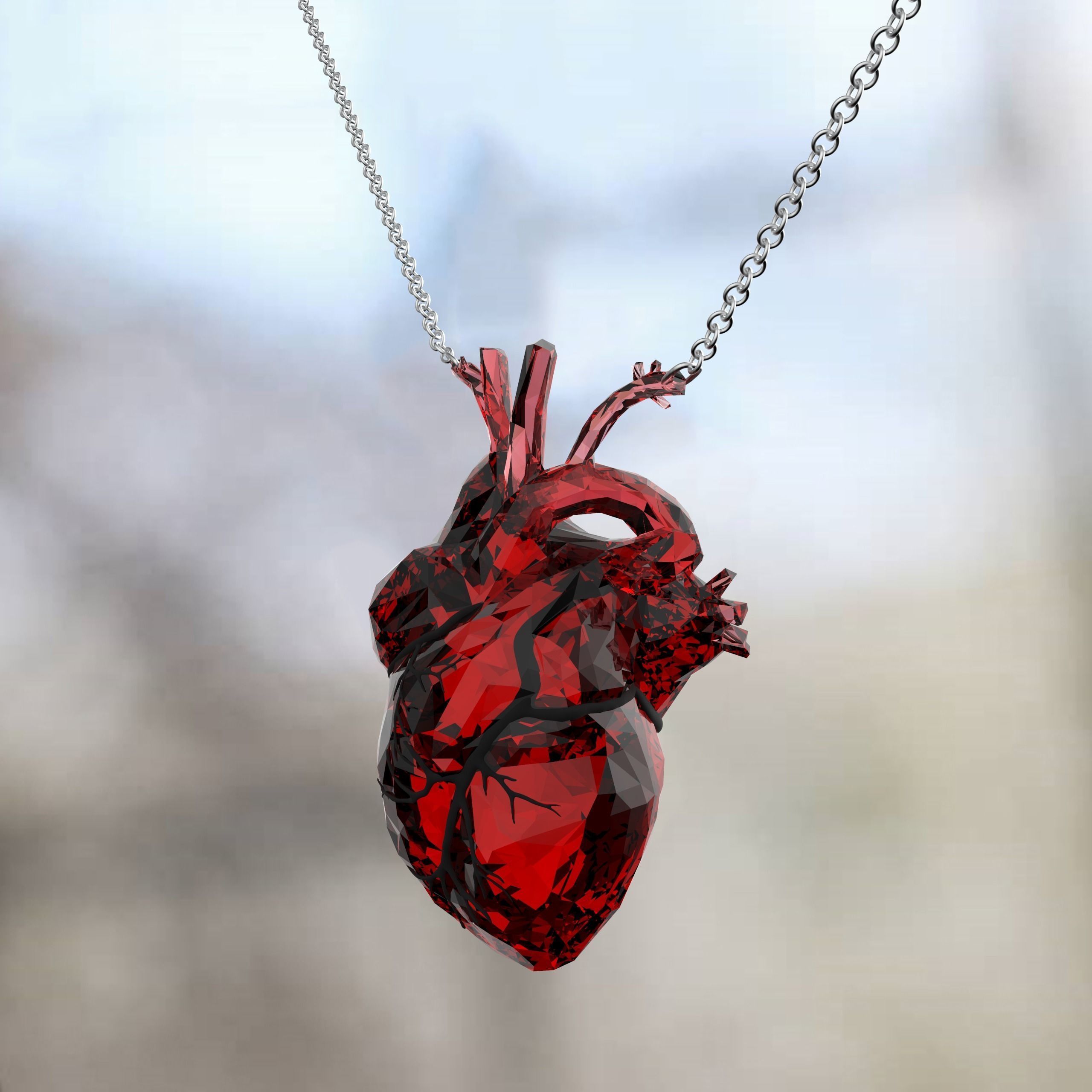 HEART SASH 3D print model_1