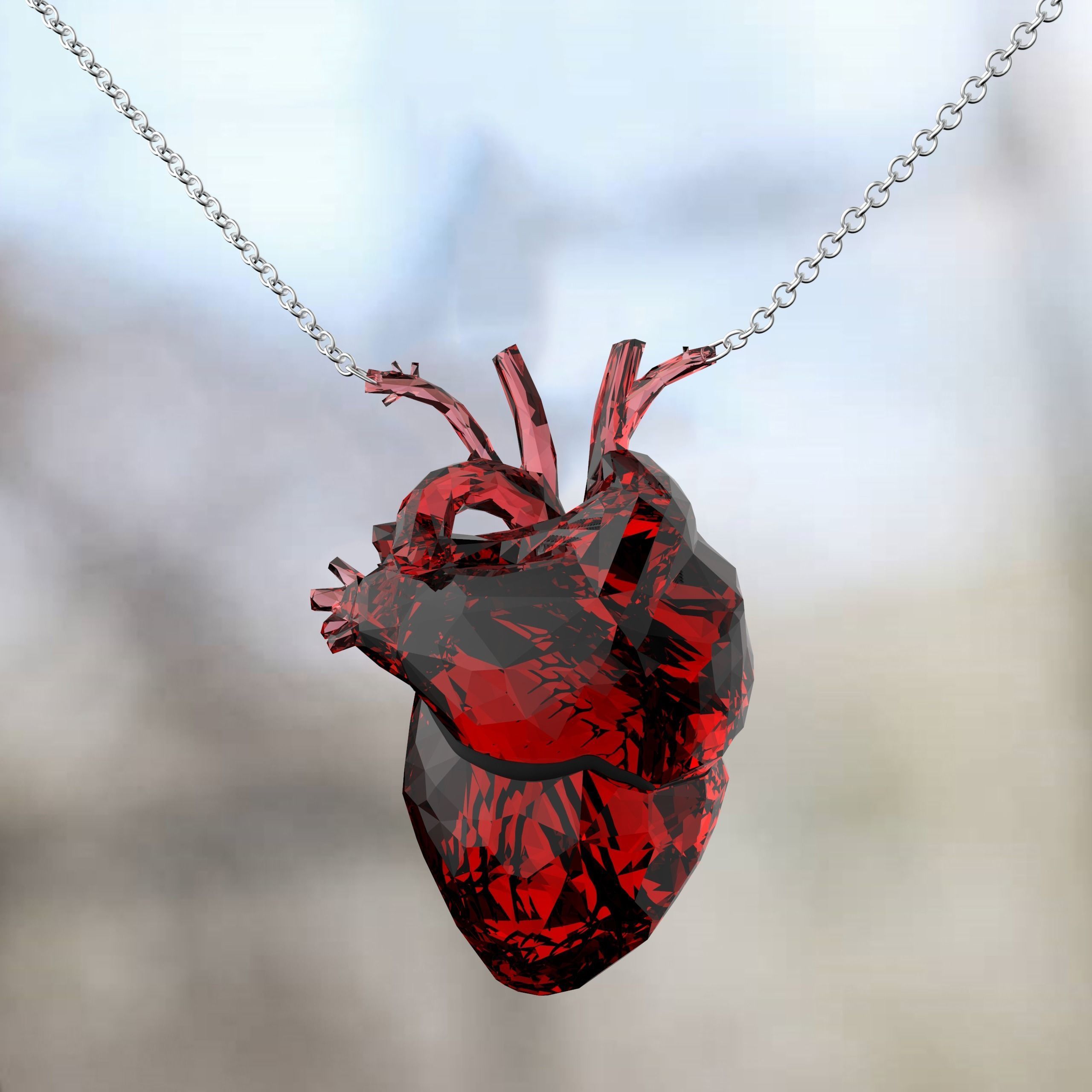 HEART SASH 3D print model_2