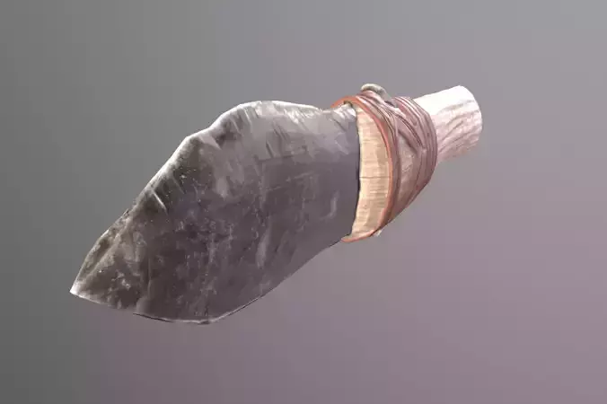Stone Knife 3D model   Low-poly 3D model