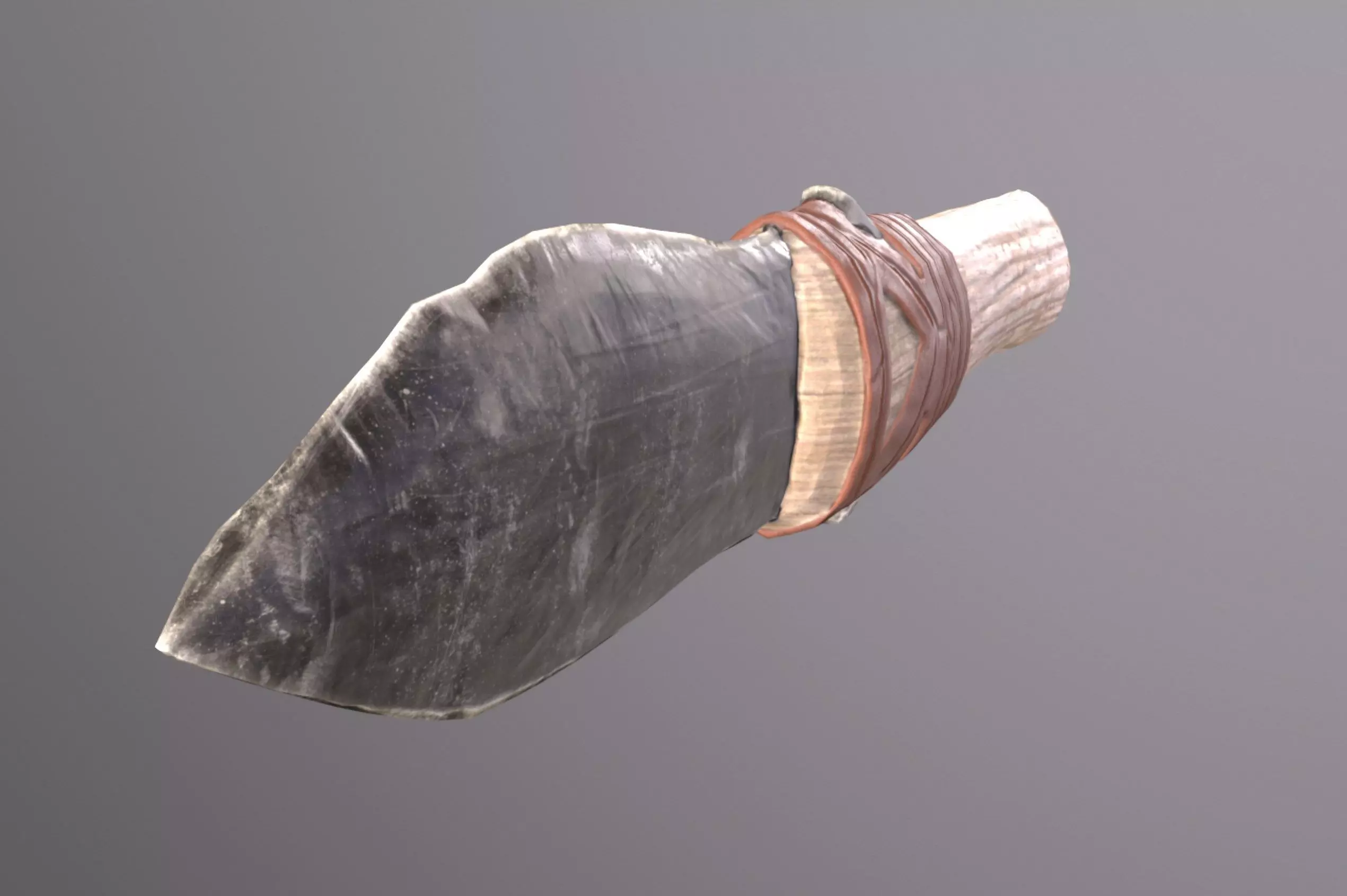 Stone Knife 3D model   Low-poly 3D model_0