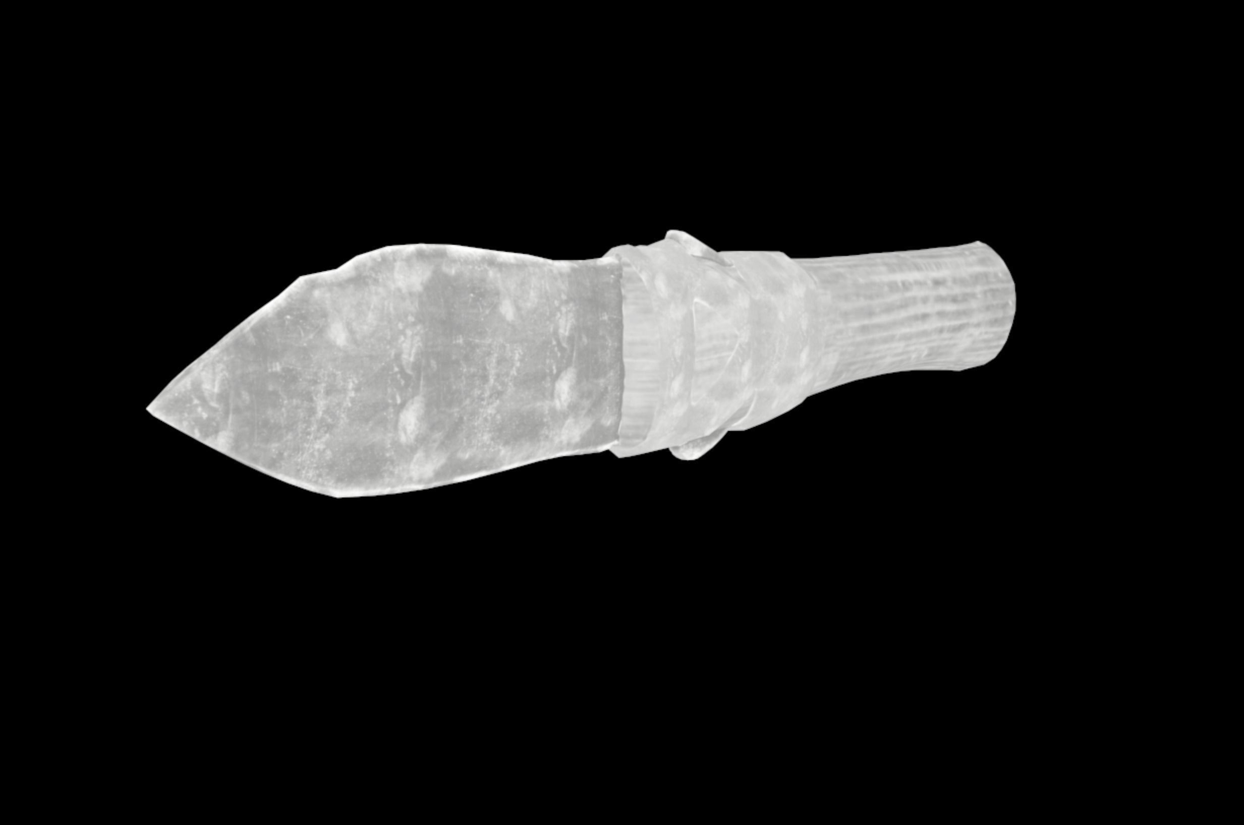 Stone Knife 3D model   Low-poly 3D model_8