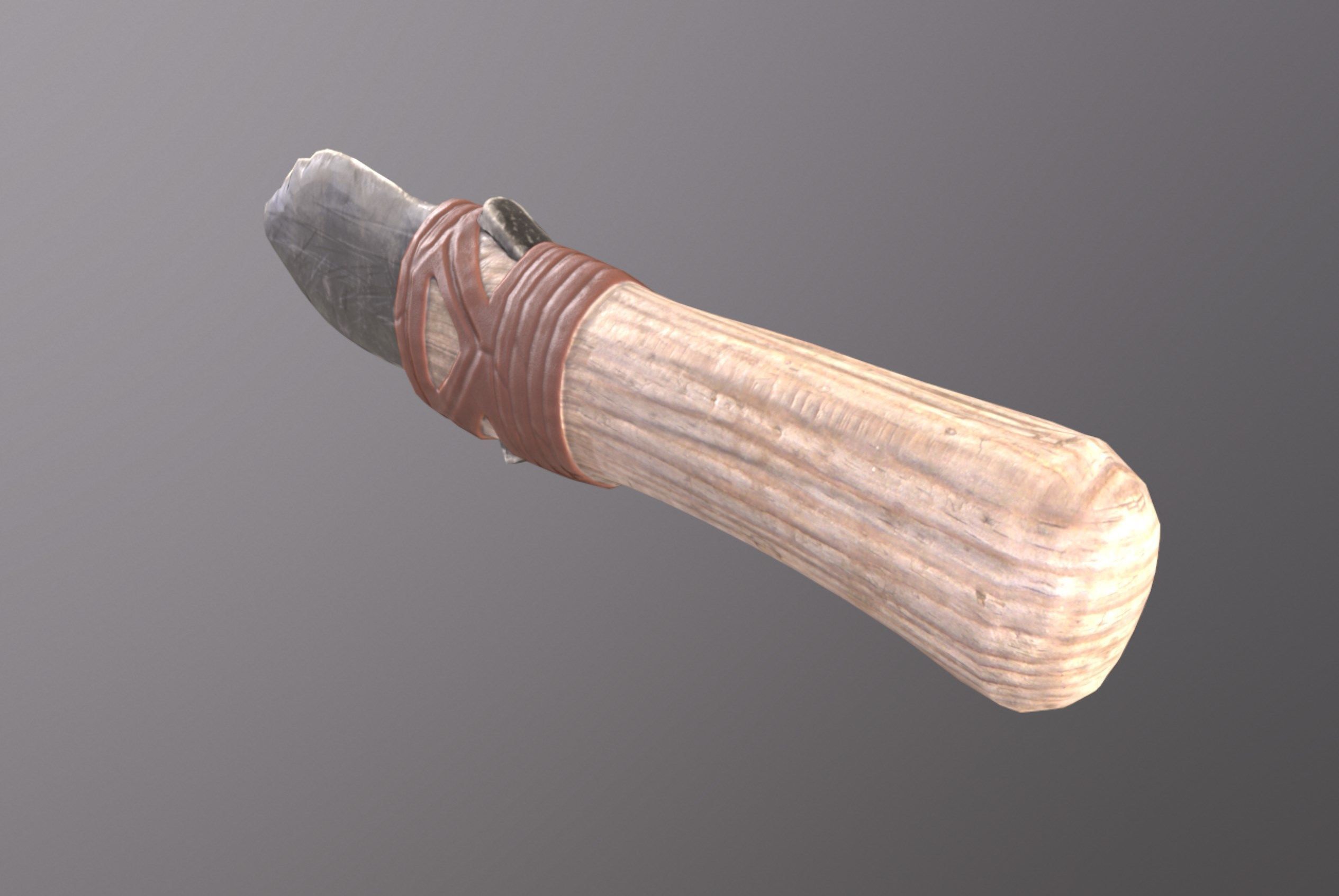 Stone Knife 3D model   Low-poly 3D model_6